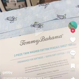Tommy Bahama Sea Turtle Twin Sheet Set